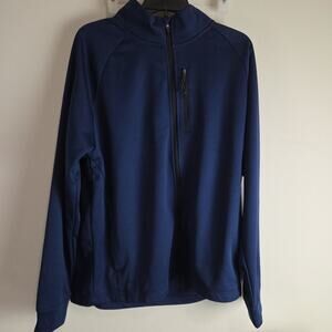 Mens Tek Gear Warm Gear Full Zip Jacket Fleece Lined Size L